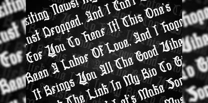 Javier Skull Font Poster 10