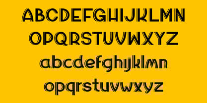 Great Shadow Font Poster 3