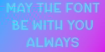 Great Shadow Font Poster 4