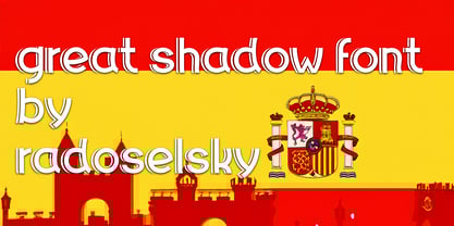 Great Shadow Font Poster 6