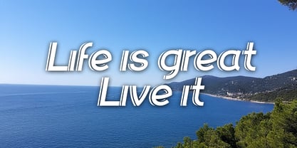 Great Shadow Font Poster 2