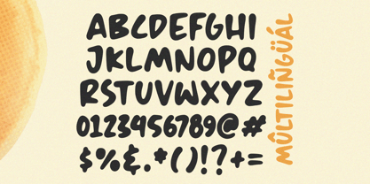 Star Pancake Font Poster 6