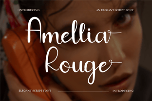 CF Amellia Rouge Font Poster 1