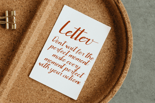 CF Amellia Rouge Font Poster 8