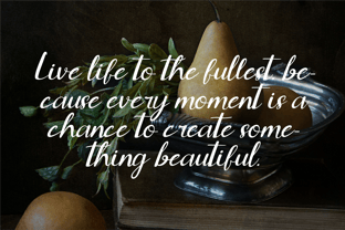 CF Amellia Rouge Font Poster 5