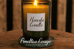 CF Amellia Rouge Font Poster 9