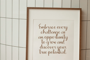 CF Amellia Rouge Font Poster 7