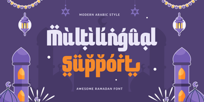 Awesome Ramadan Font Poster 12