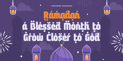 Awesome Ramadan Font Poster 8