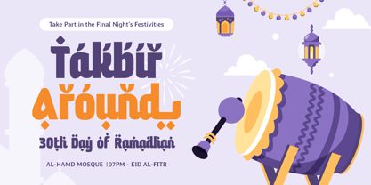 Awesome Ramadan Font Poster 6