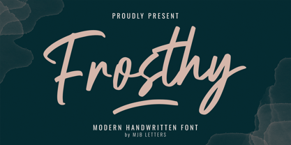 Froshy Font Poster 1
