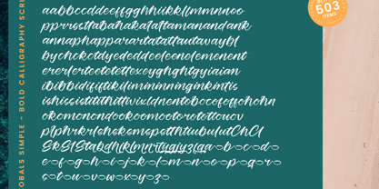 Globals Simple Font Poster 15