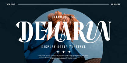 Demarun Font Poster 1