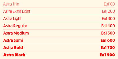 Astra Font Poster 7