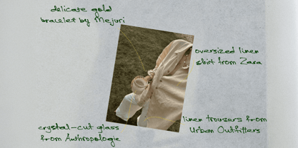 Casually Handwritten Font Poster 7