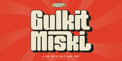 Gulkit Miski Font Poster 1