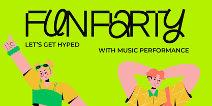 Spatial Mixed Font Poster 2