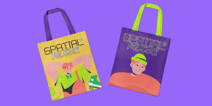 Spatial Mixed Font Poster 6