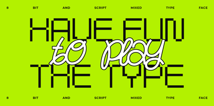 Spatial Mixed Font Poster 8