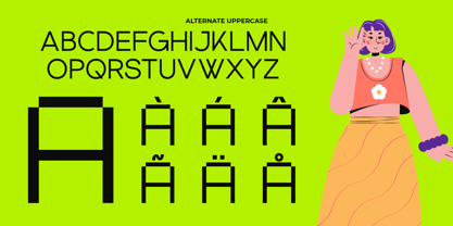 Spatial Mixed Font Poster 4