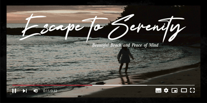 Kensington Setalise Font Poster 5