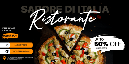 Kensington Setalise Font Poster 3