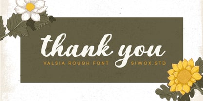 Valsiya Font Poster 7