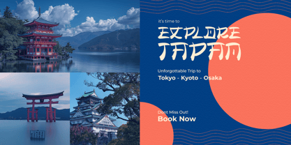 Zaragi Font Poster 8