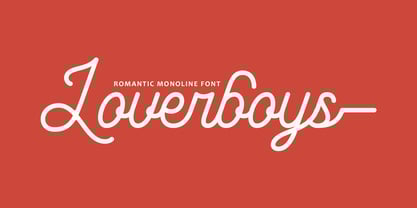 Loverboys Font Poster 1