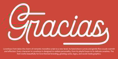 Loverboys Font Poster 10