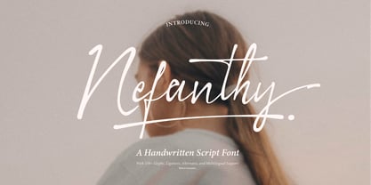 Nefanthy Font Poster 1