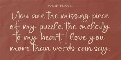 CF Hallcyra Calligra Font Poster 4