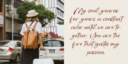 CF Hallcyra Calligra Font Poster 9