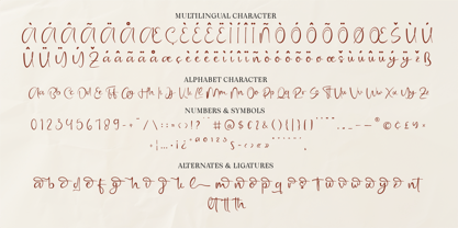 CF Hallcyra Calligra Font Poster 5