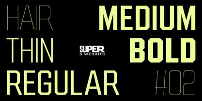 SF Super Font Poster 2