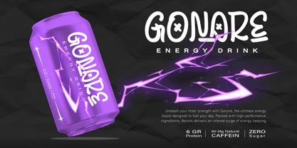 Gicarin Font Poster 5