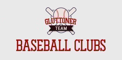 Gluttoner Font Poster 3