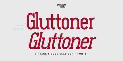 Gluttoner Font Poster 1