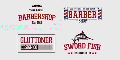 Gluttoner Font Poster 4