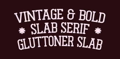 Gluttoner Font Poster 5