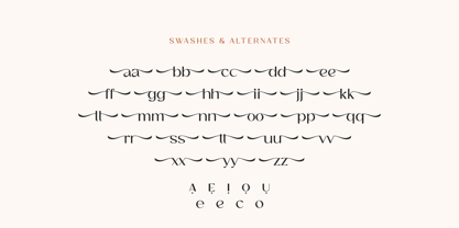 Presque Elegante Font Poster 2