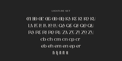 Presque Elegante Font Poster 3