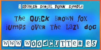 Spanish Serial Punk Font Poster 8