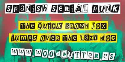 Spanish Serial Punk Font Poster 2