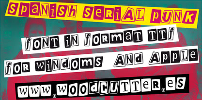 Spanish Serial Punk Font Poster 3