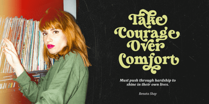 Breaking March Font Poster 2