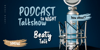 Hand Retakno Font Poster 3