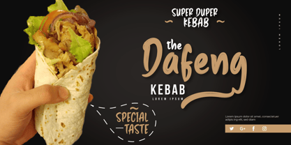 Hand Retakno Font Poster 6