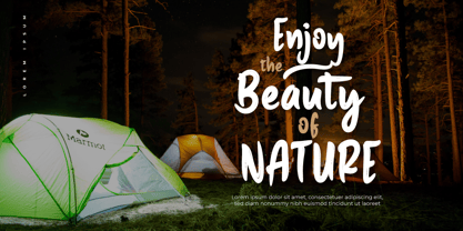 Hand Retakno Font Poster 5