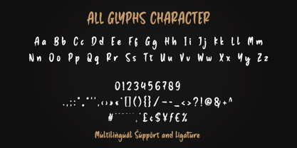 Hand Retakno Font Poster 7